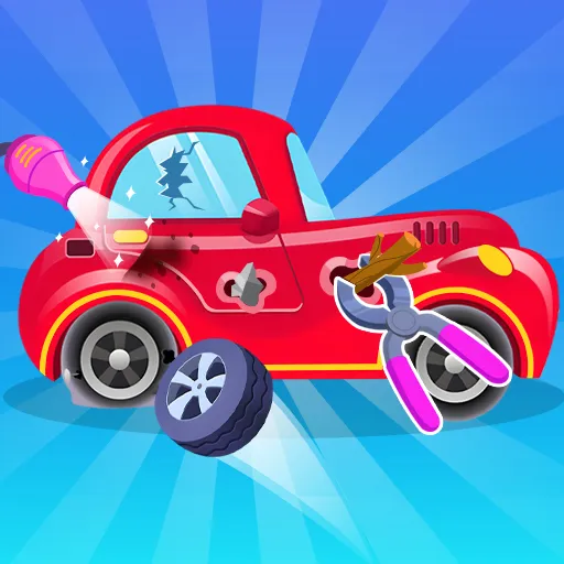 Car Care Fun: Play DuDu Mechanic! Free Auto Repair Game