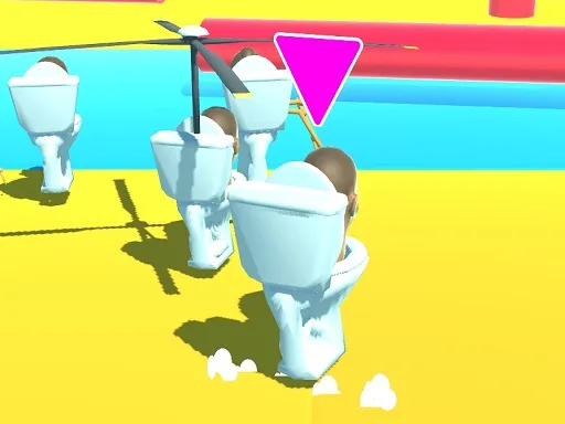 Fall Skibidi Toilet: Dash & Survive Chaos Online | Free 3D Game