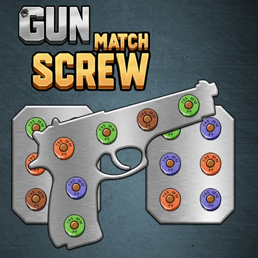 Gun Match Screw: Bullet Logic Puzzle - Brain Game Online