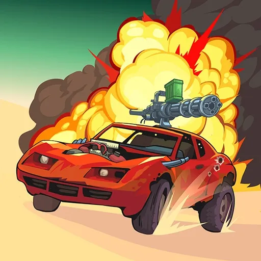 Road Of Fury 4 - Post-Apocalyptic Car Shooter Browser Game