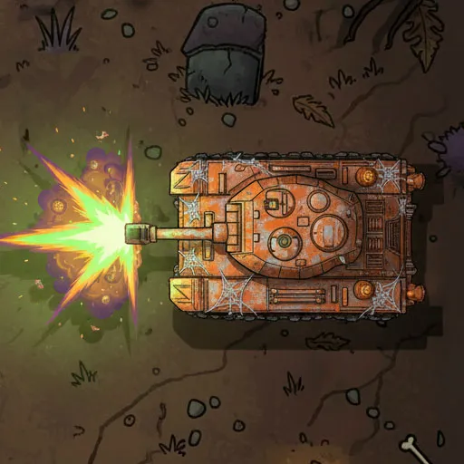 Halloween Tank Battle: 2 Player Online Shooter Game