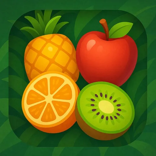 Tropical Tidy: Free Fruit Sorting Browser Puzzle Game
